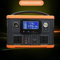 Générateur solaire 220V, alimentation de secours domestique, station de charge portable pour le camping en plein air, la randonnée et l'éclairage