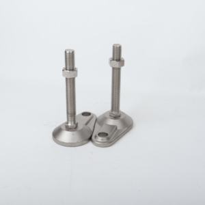 רגלי תמיכה מכניות קבועות מנירוסטה, סופגות זעזועים, נגד החלקה, עם אוזן, מתוצרת סין - Product Image 6