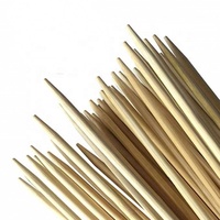 Brochettes jetables en bambou en gros, 70-90 cm, 5 mm d'épaisseur, extra longues, robustes pour rôtissoire et barbecue (40 pièces)