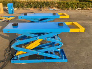 <span class=keywords><strong>Table</strong></span> élévatrice à ciseaux hydraulique à double cylindre souterraine de petite taille avec une capacité de 3,5 tonnes - Product Image 5