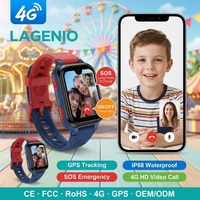 LAGENIO K9 AI Smartwatch per Bambini GPS 4G SIM Card WiFi Posizionamento Preciso Videochiamata Fotocamera 5MP IP68 SOS CE RoHS Orologio Telefono per Bambini