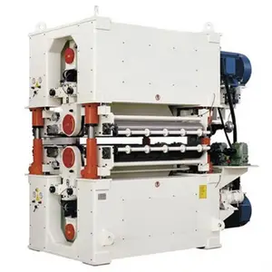 Hout Schaafmachine Fiber Cement Board Multiplex Maken Brede Riem Zware Dubbele Side Sander Hout Schuren Machine Voor Hout