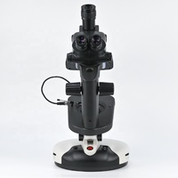 ASZ-ZT9B Black Trinocular Jewelry Gemological Dark Field Microscope for the Examination of Diamonds and Gemstones Analysis
