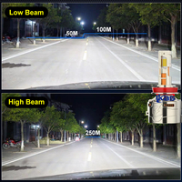 Luz LED para Auto Súper Brillante de Fábrica IKAS, H7 H11 H1 9005 9006 H13 9007 H4, LED de Alta Potencia 400W 66000LM, Bombilla LED para Faros Delanteros