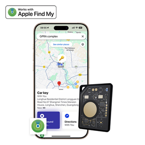 Xách tay MFI chứng nhận không thấm nước thông minh <span class=keywords><strong>iPhone</strong></span> không dây Keychain chống mất mát tìm thấy của tôi IOS Mini Thẻ thiết bị GPS định vị TRACKER - Product Image 5