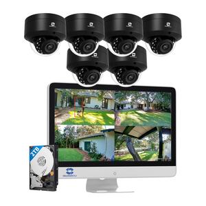 Système de surveillance CCTV GWSECU 5MP 8CH 2TB de stockage pour la maison, le magasin, la surveillance, système audio, vision nocturne AI, sécurité IP PoE NVR 8 canaux - Product Image 1