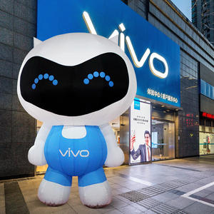 Logotipo inflable para caminar, disfraz de dibujos animados, salón de negocios, mascota, accesorio de escenario, tela Oxford, muñeca inflable, muñeca llena de aire - Product Image 4