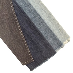 Tela vaquera ligera de bambú con tejido cruzado de 16 hilos, efecto desgastado, <span class=keywords><strong>para</strong></span> hombre, mujer y niños - Product Image 4