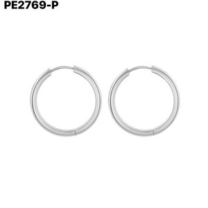 Boucles d'oreilles Fashion 3*12 DE ARO Hoop PE2769 pour femmes, bijoux de haute qualité - Product Image 1