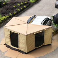 HOMFUL personnalisé Camping voiture côté Foxwing auvent 270 degrés Foxwing voiture côté auvent tente avec annexe