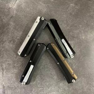 มีดพับคุณภาพสูง OEM DIY ปรับแต่งได้สำหรับแคมป์ปิ้ง มินิ สเนค ก็อด ทรงตรง เทคโนโลยีไมโคร พกพาสะดวก EDC สแตนเลส อลูมิเนียม - Product Image 5