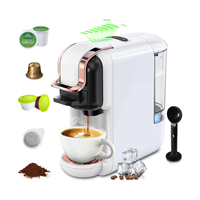 Machine à café automatique multifonctionnelle 5-en-1 19 bars, cafetière à portion individuelle pour usage domestique, type de prise US