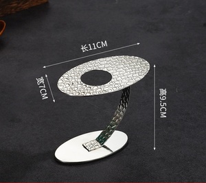 Moderno Soporte de Exhibición de Acero Inoxidable para Conos de Sushi y Waffles, Ideal para Conos de Helado y Rollos Hechos a Mano para Fiestas - Product Image 6