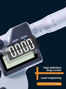 Micrómetro Digital Electrónico de Diámetro Exterior, Tipo Rotatorio, 0-25 mm, Precisión de 0.001 mm - Product Image 4