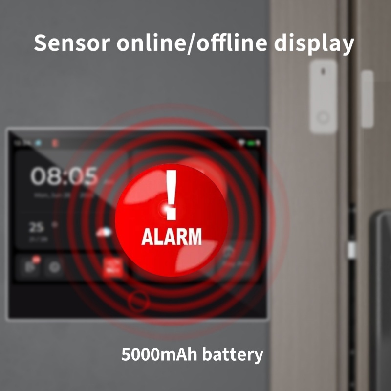 Home Security Tuya Smart DIY Sistema De Seguridad Antirrobo Para El Hogar Kit De Alarma 7 Inch 4G/GSM Tuya WiFi Alarm Systems · image 6