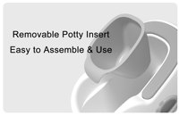 Siège de toilette 2-en-1 pour bébé, siège d'apprentissage de la propreté multifonctionnel, support de bain antidérapant et sûr pour l'hygiène de bébé