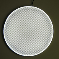 Feuille acrylique transparente pour éclairage LED, panneau guide de lumière PMMA SMD2835, IP65, extérieur, industriel, uniformité 90%, garantie 5 ans, 4100K