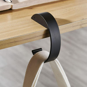 Crochet adhésif ultra-résistant en alliage pour sac à main, support métallique portable pour sac, crochet pour casque et accessoires de table - Product Image 1