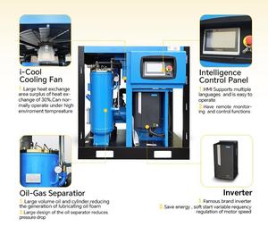 Máy nén khí máy nén trục vít máy nén công nghiệp biến ROTARY <span class=keywords><strong>VANE</strong></span> 7.5KW 11Kw 15KW 22Kw Yong Heng máy bơm không khí - Product Image 5