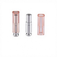 Tube cosmétique vide personnalisé avec logo, emballage carré en plastique pour rouge à lèvres, matériaux recyclés, OEM/ODM