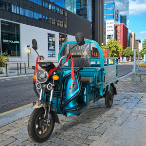 Điện hàng hóa loader E giỏ hàng nhỏ ba bánh xe Pin hoạt động ba bánh với mở hộp hàng hóa - Product Image 4