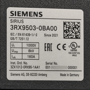 3RX9503-0BA00 ซีเมนส์ AS-Interface Power Supply 8A อินพุต 120V/230V AC เอาต์พุต 30V DC ของแท้ 100% ใหม่เอี่ยม มีสินค้าในสต็อก - Product Image 4
