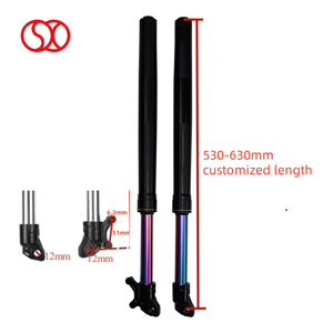 <span class=keywords><strong>Fourche</strong></span> avant hydraulique <span class=keywords><strong>inversée</strong></span> non réglable 550 mm 580 mm 630 mm, robuste, pour motos Tuttio Pit Bikes <span class=keywords><strong>50cc</strong></span>-125cc - Product Image 1