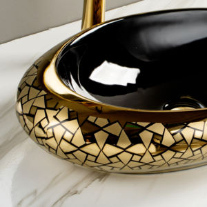 อ่างล้างหน้าขอบทองอ่างล้างหน้า - Product Image 5