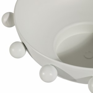 Ciotola rotonda moderna con pomelli, centrotavola decorativo per tavolino da caffè, decorazione per la casa, elegante elemento d'accento - Product Image 2