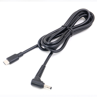 Pd Usb Type C Oplaadkabel 40X17Mm Blue Tip Mannelijke Plug Converter Dc Power Adapter Oplader Voor Hp Laptop
