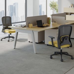 Silla de oficina de malla económica, silla de oficina para conferencias y reuniones, silla de escritorio ergonómica de respaldo medio para personal de oficina - Product Image 4