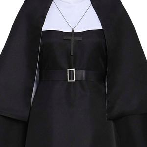 Nuevo Diseño de Disfraz de <span class=keywords><strong>Monja</strong></span> Tradicional para Mujer Adulta para Halloween y Mascaradas Inspirado en <span class=keywords><strong>la</strong></span> <span class=keywords><strong>Monja</strong></span> de TV y Cine - Product Image 4