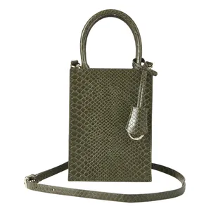 Брендовая новая дизайнерская роскошная классическая деловая женская сумка-тоут, женские сумки-тоут с индивидуальным логотипом, заводская цена, кожа с змеиным узором