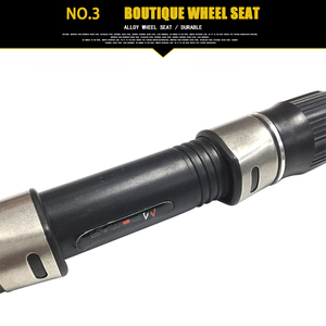 2.1 متر الكارب قصبة الصيد 2 أقسام الصيد قضيب الألياف الزجاجية فوجي أدلة البحر باس - Product Image 5