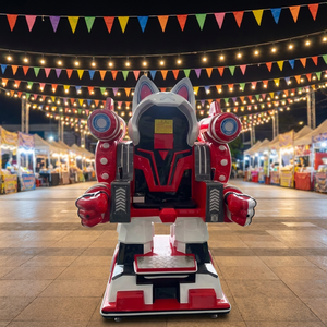 Robot Guerrier Électrique de Haute Qualité pour Jeu Extérieur, Machine de Combat Mech, Construction en Fibre de Verre pour Parc Urbain, 2 <span class=keywords><strong>Riders</strong></span> - Product Image 3