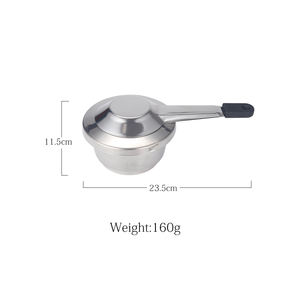 Réchaud à alcool portatif de brûleur de fondue d'acier inoxydable avec le régulateur de flamme pour le camping extérieur - Product Image 4