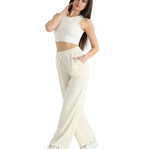 Custom Logo Wholesale Winter Breathable Fleece <b>Harem</b> Fitness Women Joggers Pockets Lounge Pants Yoga Workout Running Sweatpants - Product Image 3