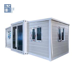 Module de conteneurs préfabriqués pour l'exportation, modulaire et extensible, à double ouverture, avec deux chambres, un salon et un espace de rangement, pour gîtes et hôtels dans les sites touristiques - Product Image 1