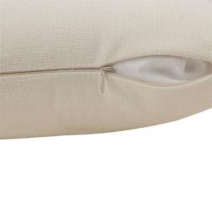 Toptan özel boyut keten yastık örtüsü gizli fermuarlı süblimasyon boşlukları yastık kılıfı atmak yastık kılıfı keten kapak - Product Image 3