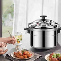 Nouvelle Cocotte-minute de camping en aluminium, ensemble d'ustensiles de cuisine, grande marmite à soupe en aluminium, marmite de cuisson