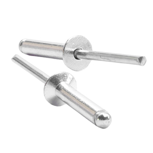 10 pièces/sac Rivets aveugles à tête fraisée à extrémité ouverte en fer et aluminium, mandrin en acier M3.2 M4 M5, personnalisables, à encastrer, Grade 4.8 - Product Image 1