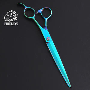7.5 Inch JP440C Rvs Professionele Titanium <span class=keywords><strong>Plating</strong></span> Multicolour Snijden <span class=keywords><strong>Dog</strong></span> Grooming Pet Schaar - Product Image 3