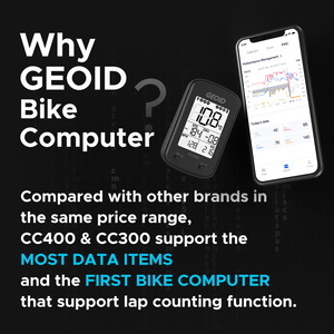 Bán buôn geoid cc400 không dây GPS Đồng hồ tốc độ IPX6 không thấm nước đường xe đạp đi xe đạp máy tính với tốc độ & <span class=keywords><strong>cadence</strong></span> - Product Image 4