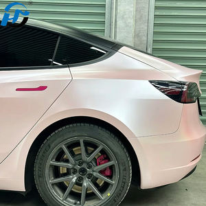 PET TPU Cast, perbaikan diri penyembuhan merah muda 1,52X1 8M/5x60 kaki bungkus mobil vinil mutiara logam Satin Matte metalik stiker mobil - Product Image 3