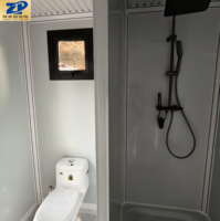 Bagno Pubblico Portatile Best Seller con Pannelli Sandwich e Struttura in Acciaio per Parchi all'Aperto, Design Moderno, 1 Anno di Garanzia
