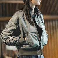 Blouson Bomber Écologique en Polyester pour Femme, Manches Perlées, Broderie Personnalisée, Diamant, Respirant, Motif Lettres