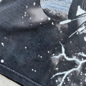 เสื้อยืดผู้ชายสั่งทำพิเศษ ผ้าฝ้าย <span class=keywords><strong>100</strong></span>% ตกแต่งด้วยลายดาวระยิบระยับ สไตล์ฮิปฮอป สีสันสามารถปรับแต่งได้ เสื้อแฟชั่นแนวสตรีท - Product Image 2