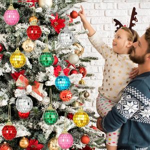 Ornements <span class=keywords><strong>de</strong></span> Noël Chuang <span class=keywords><strong>De</strong></span> faits à la main, écologiques, colorés, boules disco, décorations <span class=keywords><strong>de</strong></span> sapin <span class=keywords><strong>de</strong></span> Noël scintillantes <span class=keywords><strong>en</strong></span> miroir pour Noël - Product Image 1