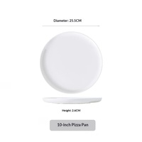 Assiette à dessert ronde en porcelaine créative 6/8/10 pouces – Service de vaisselle de luxe pour hôtels de villégiature et réceptions
