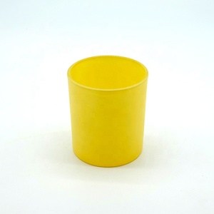 <span class=keywords><strong>Pot</strong></span> à bougie <span class=keywords><strong>en</strong></span> <span class=keywords><strong>verre</strong></span> coloré dépoli, récipient vide pour aromathérapie, bougeoir romantique pour chambre, personnalisable <span class=keywords><strong>avec</strong></span> logo - Product Image 5